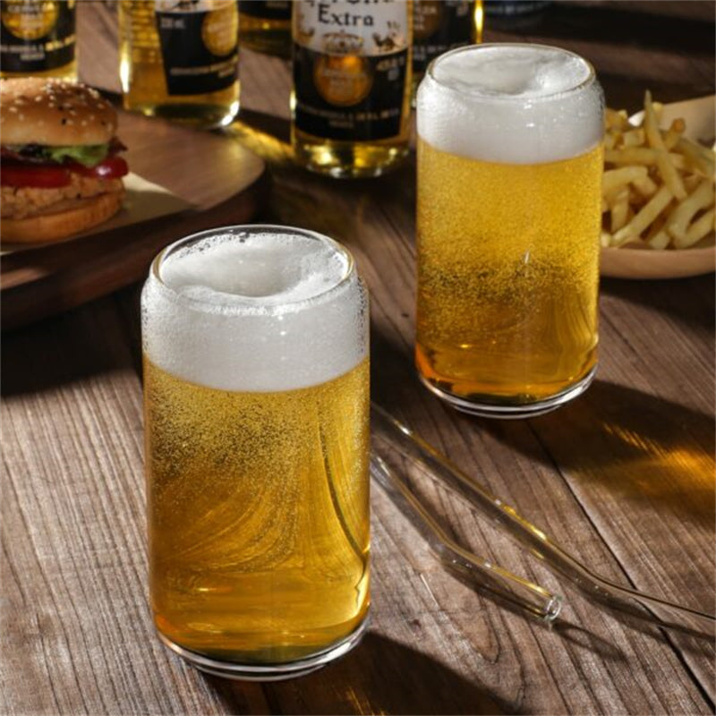 16/20oz Sublimation Glass Can Clear and Matte with Bamboo Lid – Wholesale 25PCS Pack