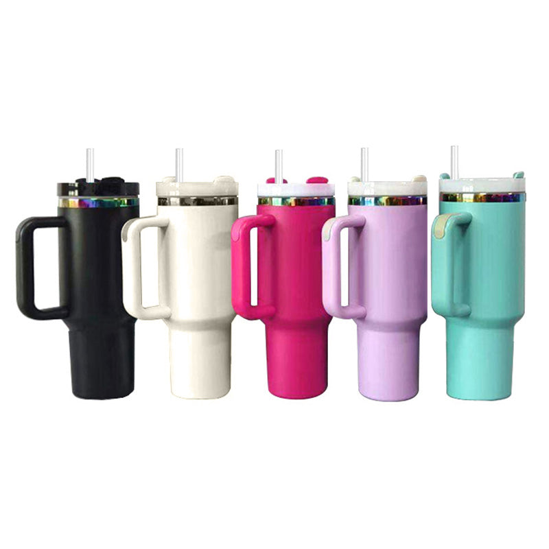 40oz G2 Quencher Tumbler with Rainbow Plating and Powder Coating (16PCS/Case)