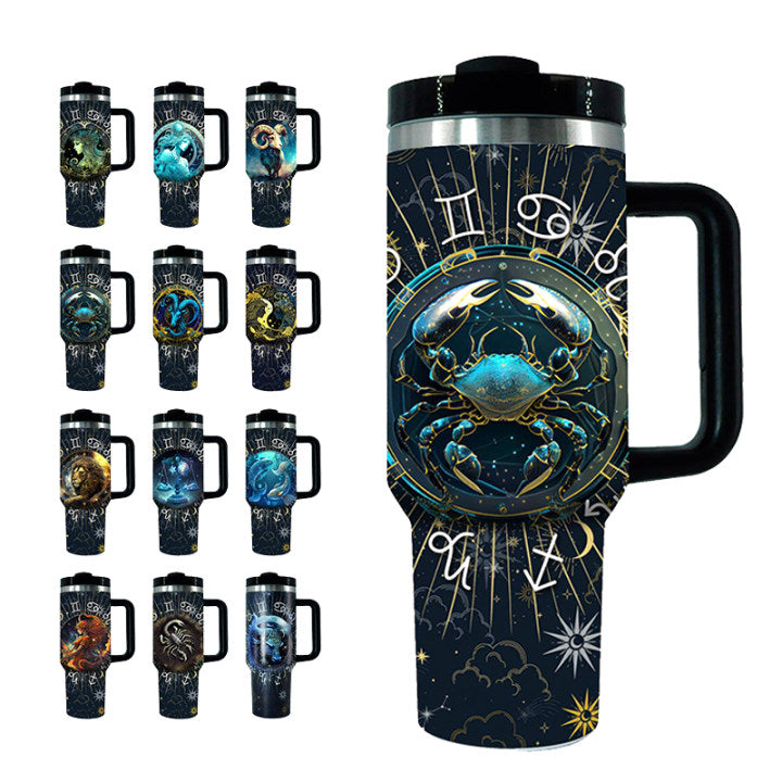 40oz Zodiac Constellations Tumbler Personalized Birthday Gift for Wholesale (20PCS)