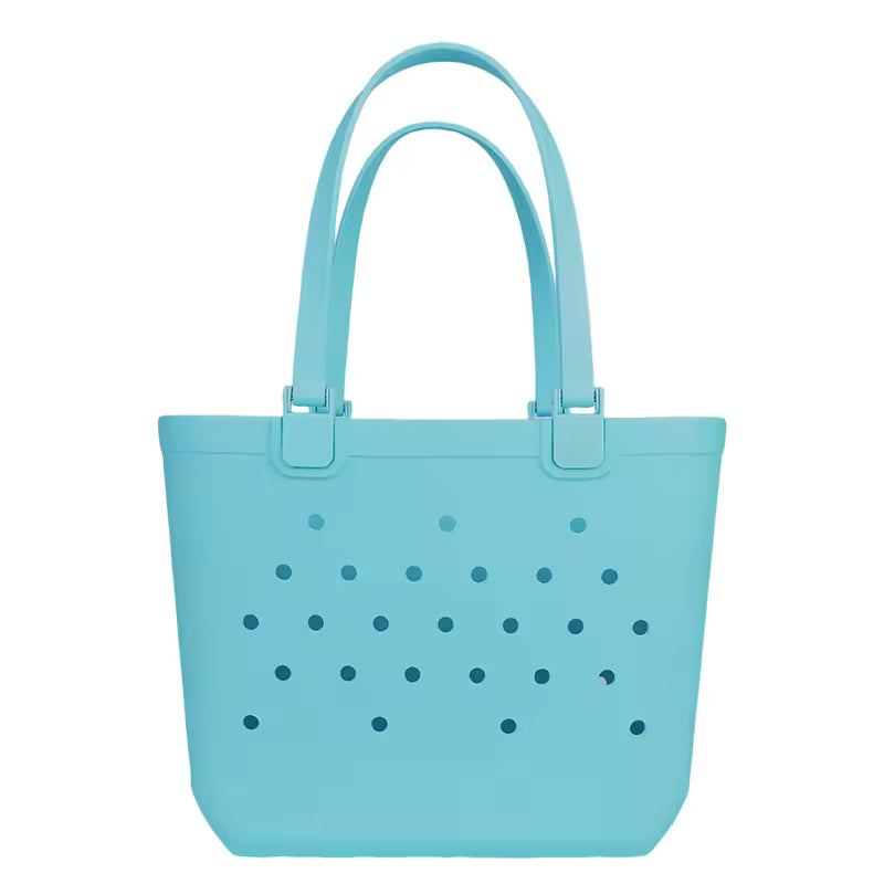 Large Capacity Waterproof EVA Beach Tote Bag – Removable Straps, Durable & Customizable (10PCS))
