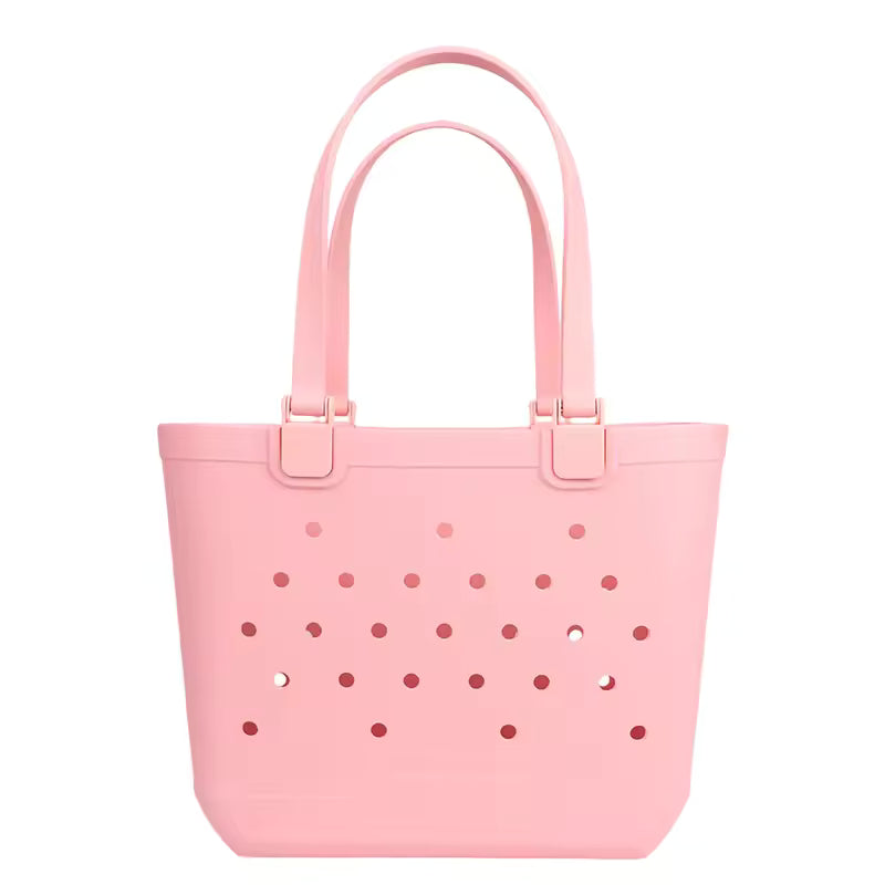 Large Capacity Waterproof EVA Beach Tote Bag – Removable Straps, Durable & Customizable (10PCS))