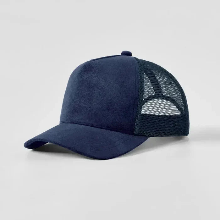 5-Panel Suede Trucker Hats for Laser Engraving Wholesale | Subler