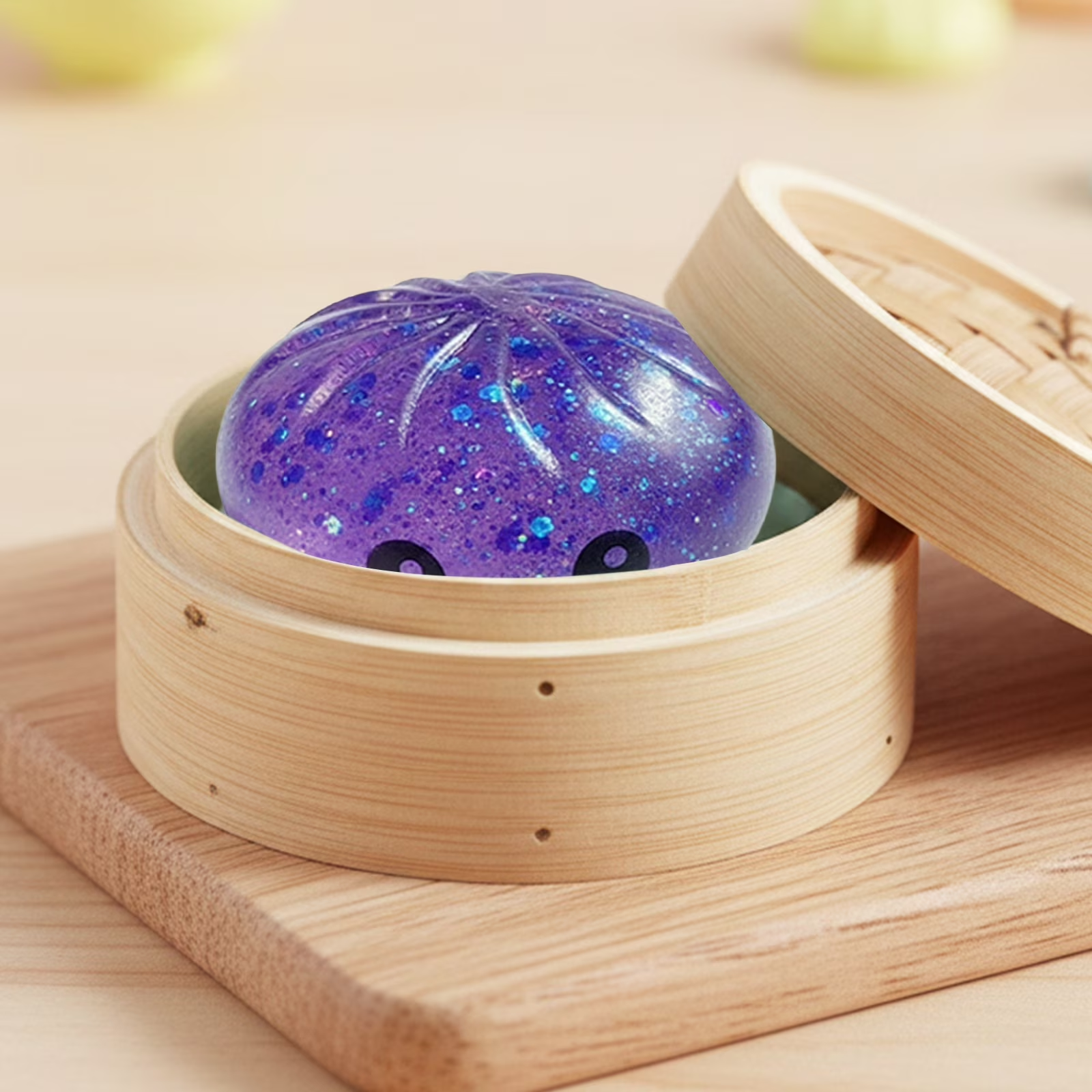 Squishy Glitter Dumpling Sensory Stress Relief Toys 60pcs