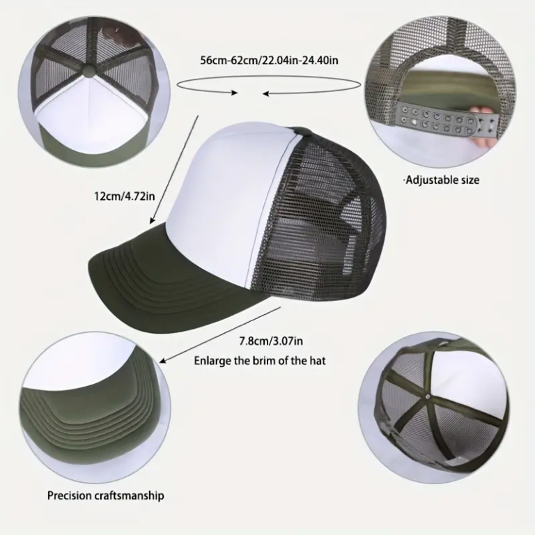 Sublimation Blank Bulk Snapback Mesh Baseball Trucker Caps