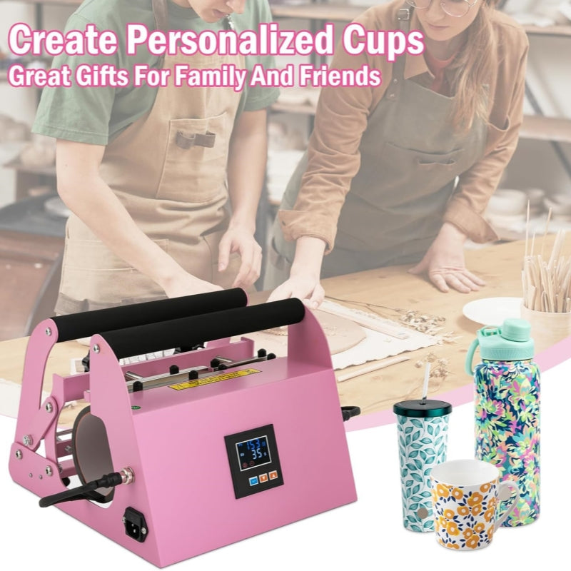 Sublimation Heat Press Machine for 40oz Car Cups Tumblers and Mugs