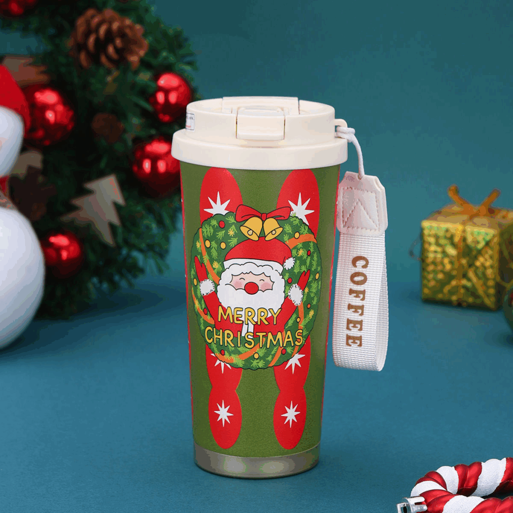 500ml Christmas Stainless Steel Thermos Coffee Mug 25pcs Wholesale | Subler