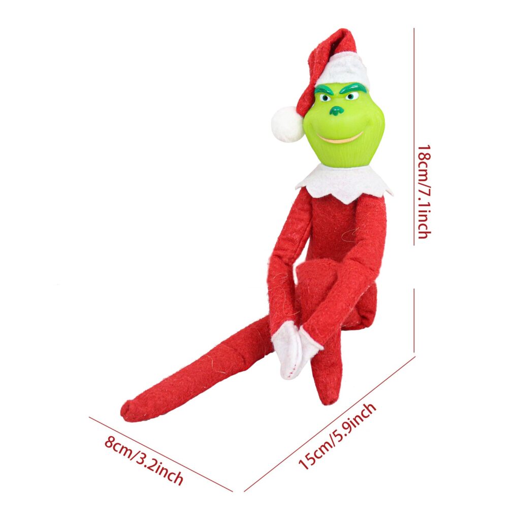 200pcs Grinch Plush Doll Hanging Christmas Ornament Wholesale | Subler