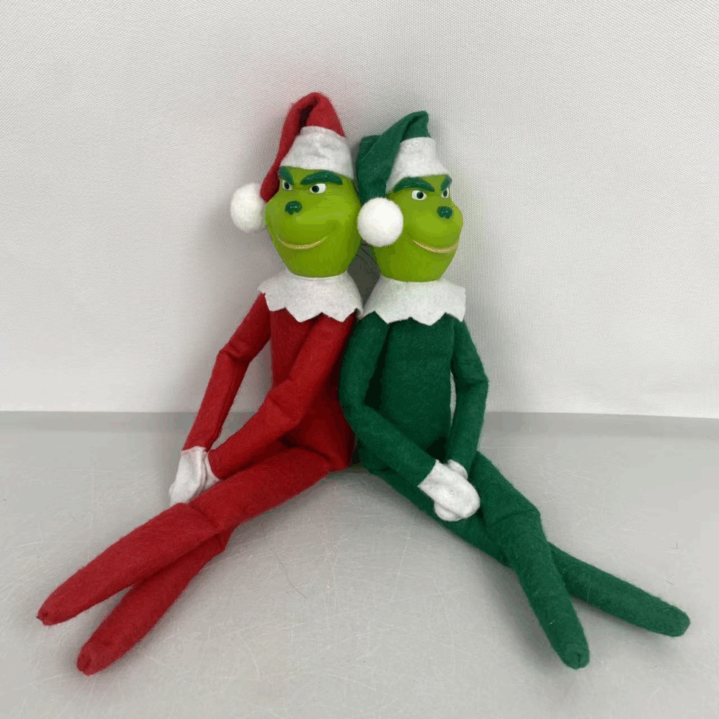 200pcs Grinch Plush Doll Hanging Christmas Ornament Wholesale | Subler