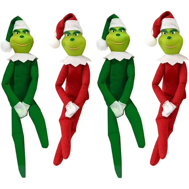 200pcs Grinch Plush Doll Hanging Christmas Ornament Wholesale | Subler