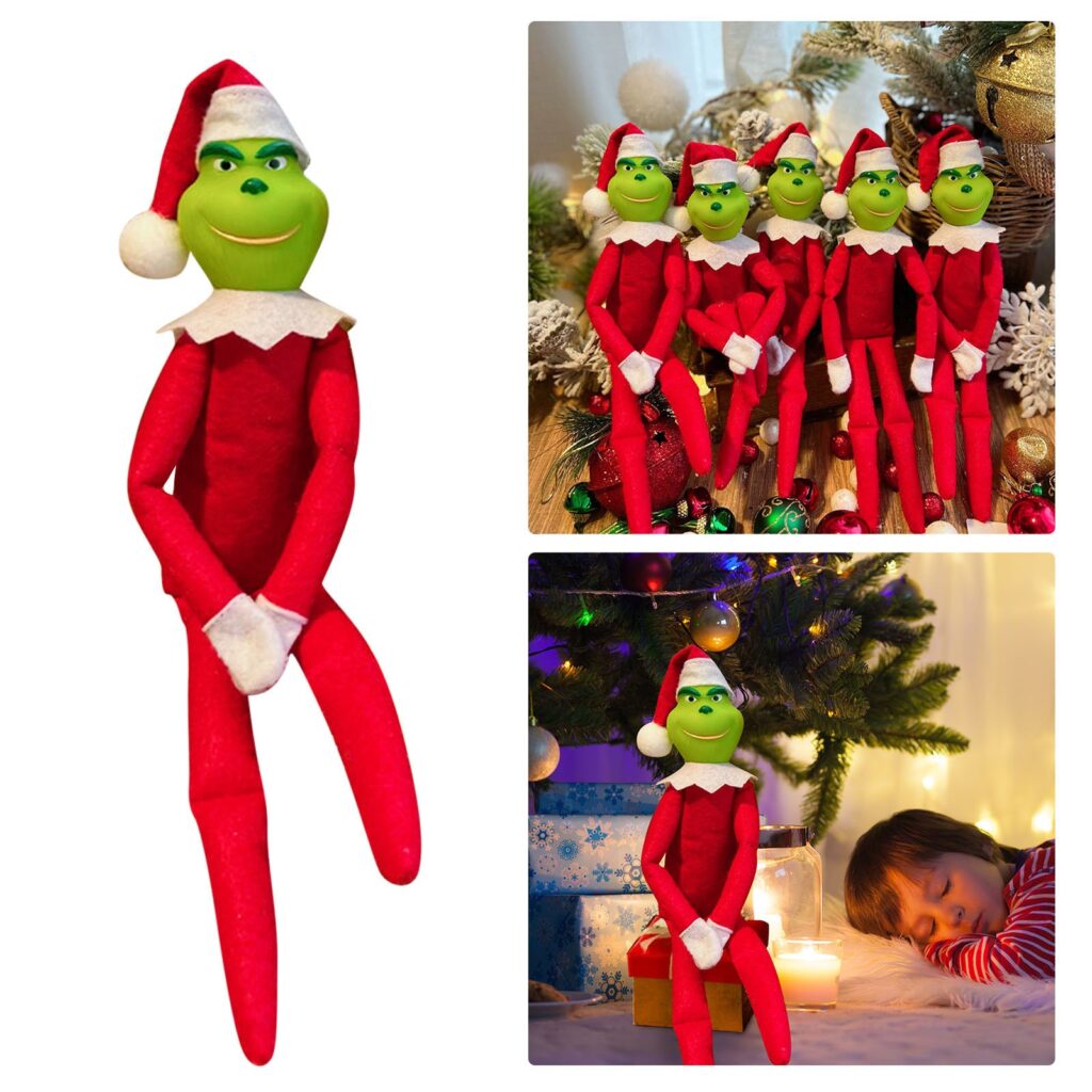200pcs Grinch Plush Doll Hanging Christmas Ornament Wholesale | Subler