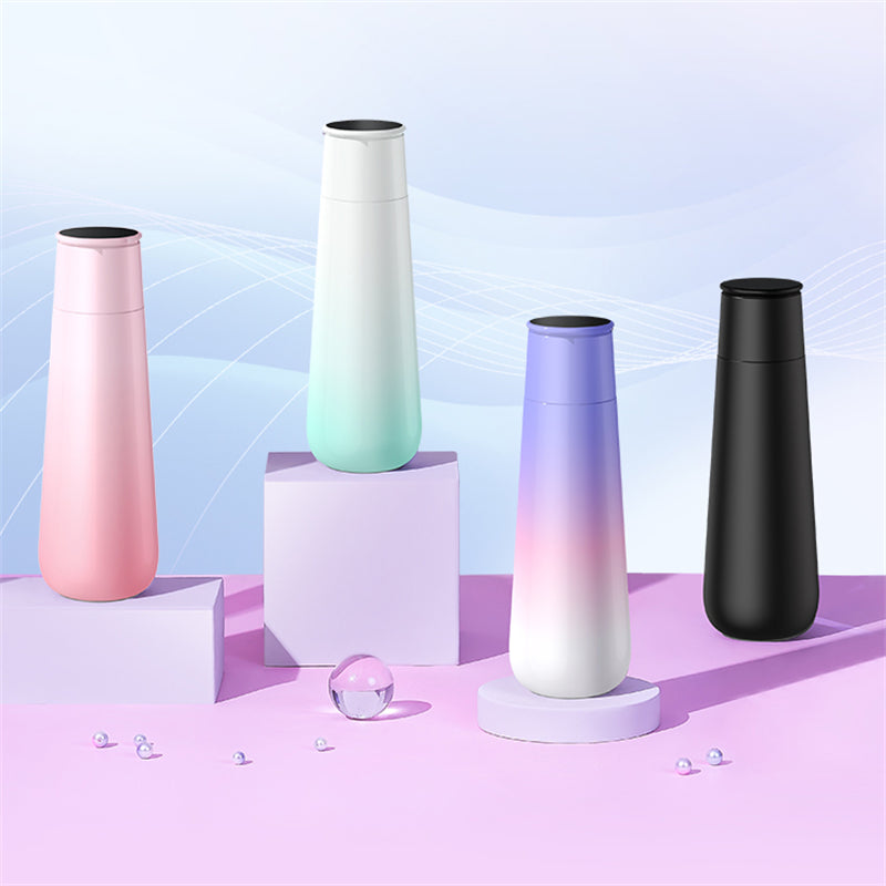 12oz SGUAI M2 Smart Water Bottle Touchscreen Color Display Pomodoro Technique