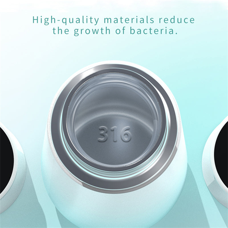 12oz SGUAI M2 Smart Water Bottle Touchscreen Color Display Pomodoro Technique