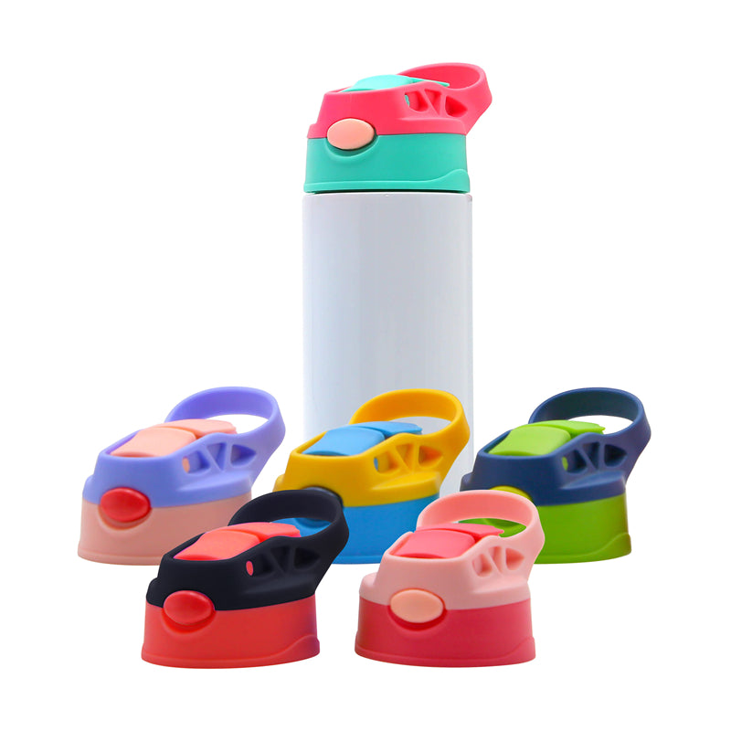 12oz Sublimation Blank Kids Sippy Cup Stainless Steel 6 Colors Bulk Pack (25/30PCS)