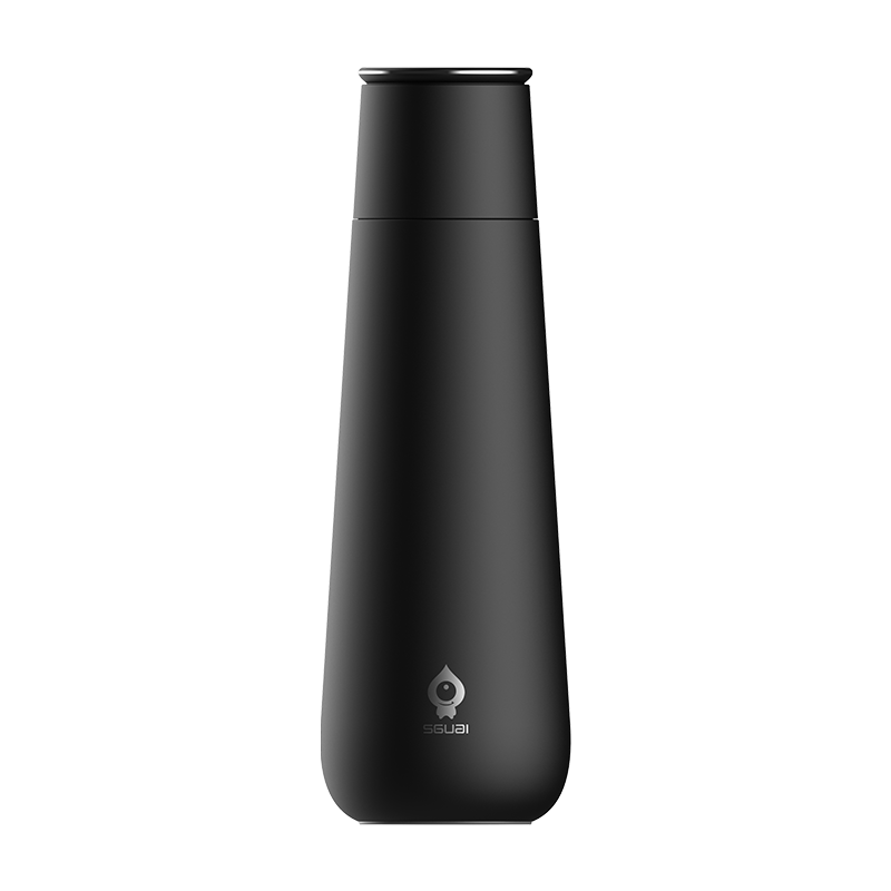 15oz SGUAI M2 Smart Water Bottle Touchscreen Color Display Pomodoro Technique Chinese and English Version
