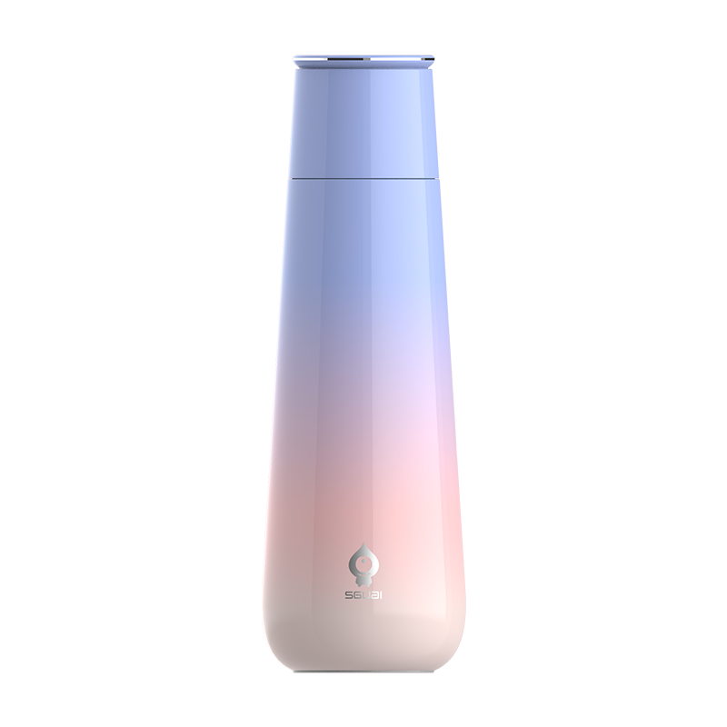 15oz SGUAI M2 Smart Water Bottle Touchscreen Color Display Pomodoro Technique Chinese and English Version