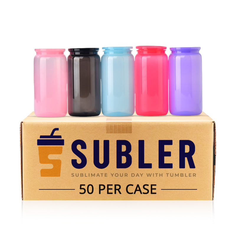 16oz Dark Colored Acrylic Plastic Soda Beer Can with PP Lids (50 Units)