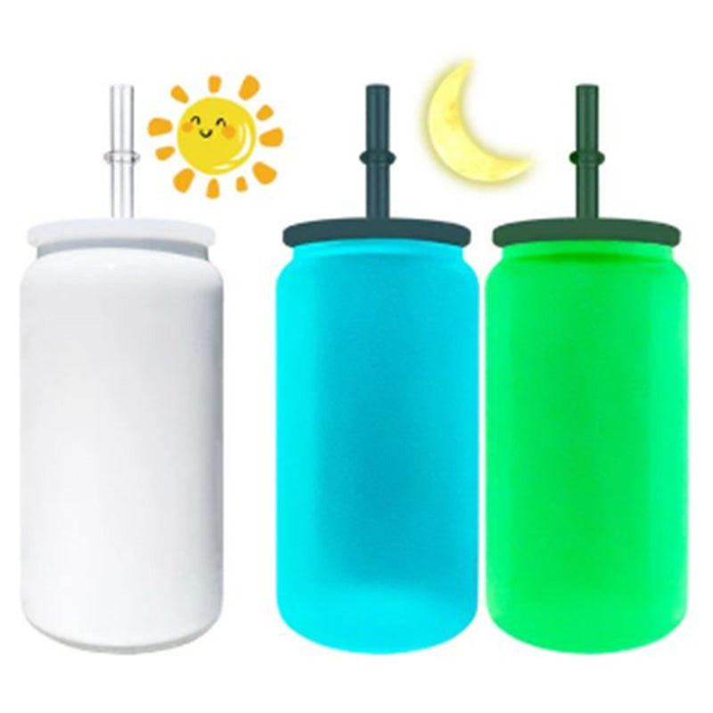 16oz Glow-in-the-Dark Stainless Steel Tumbler for Sublimation (25PCS)