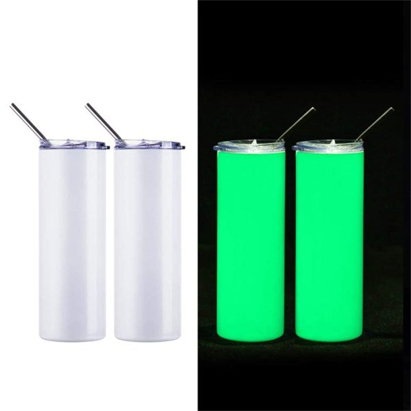 20oz Glow-in-the-Dark Blank Sublimation Tumbler for Wholesale (25PCS Case)