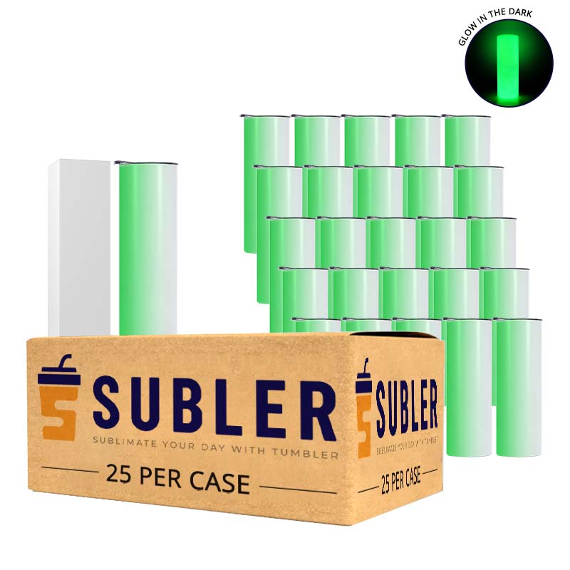 20oz Glow-in-the-Dark Blank Sublimation Tumbler for Wholesale (25PCS Case) (1)