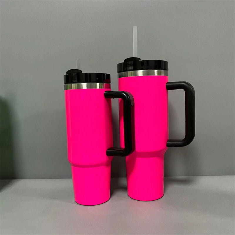 30oz/40oz Fluorescent Sublimation Quencher H2.0 Tumbler with Handle (16PCS/Case)