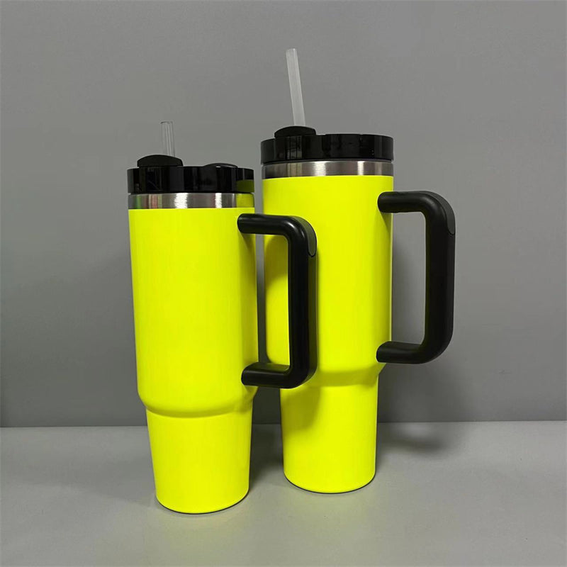 30oz/40oz Fluorescent Sublimation Quencher H2.0 Tumbler with Handle (16PCS/Case)