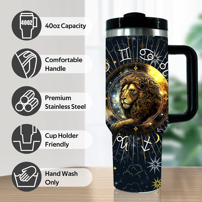 40oz Zodiac Constellations Tumbler Personalized Birthday Gift for Wholesale (20PCS)