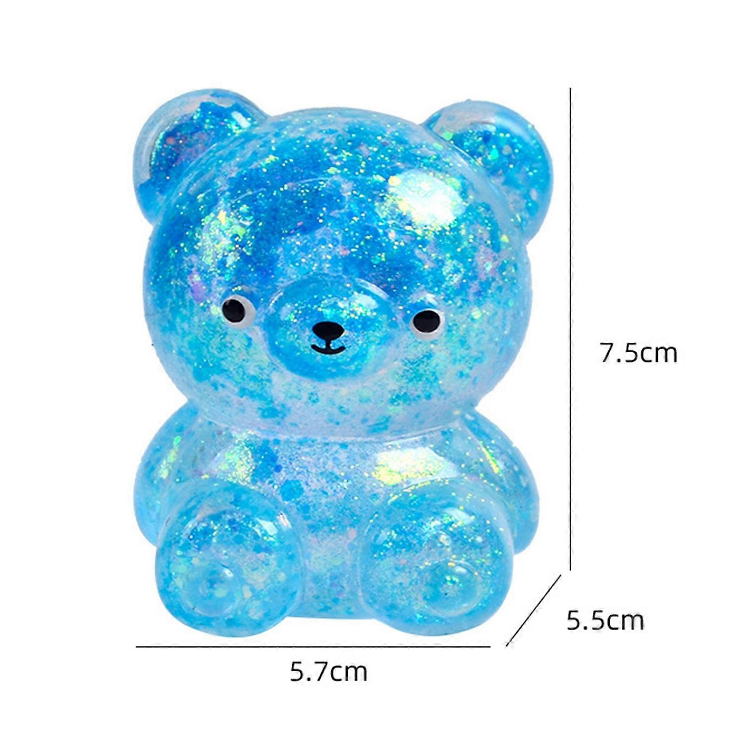 Bulk Glitter Bear Squishy Stress Balls (100pcs/set) – Wholesale Sensory Fidget Toys