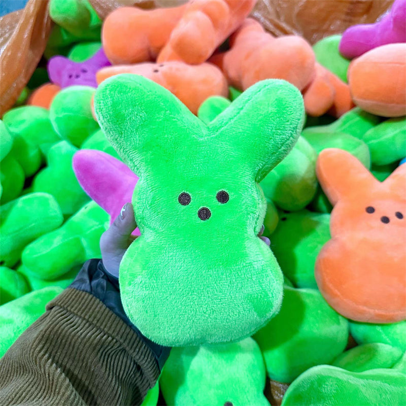 Easter Peeps Plush Bunny Colored Doll Soft Plush Stuffed Toy (20PCS/Pack)