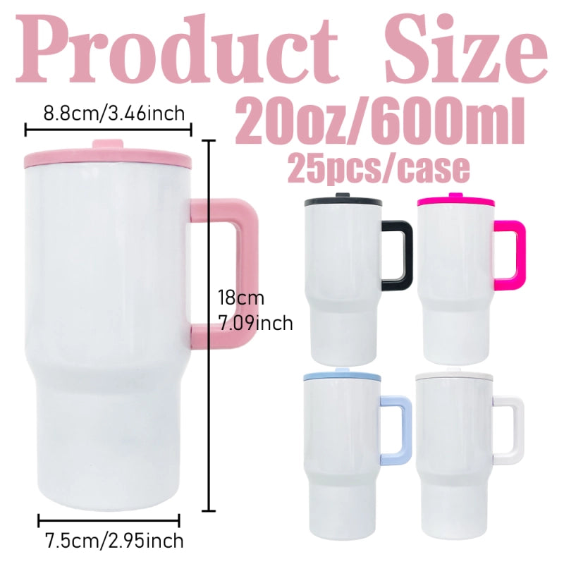 Halloween Parent-child Glow in Dark Leakproof Flip Top Straw Tumbler for Sublimation 25pcs 20oz USA Warehouse