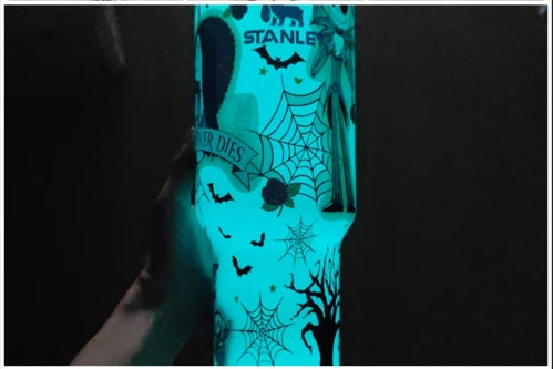 Jack Skellington Halloween Nightmare Glow-in-the-Dark 40oz Tumbler