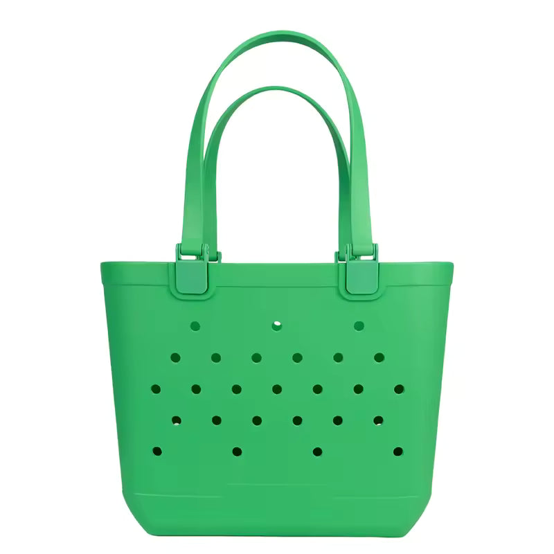 Large Capacity Waterproof EVA Beach Tote Bag – Removable Straps, Durable & Customizable (10PCS))