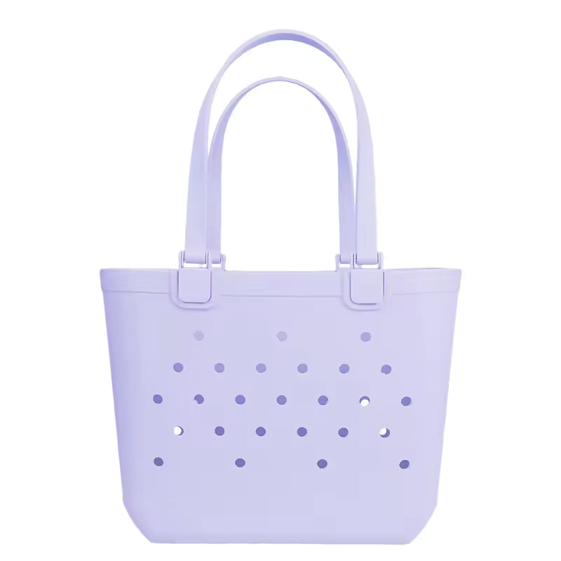 Large Capacity Waterproof EVA Beach Tote Bag – Removable Straps, Durable & Customizable (10PCS))
