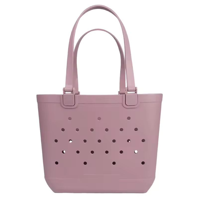 Large Capacity Waterproof EVA Beach Tote Bag – Removable Straps, Durable & Customizable (10PCS))