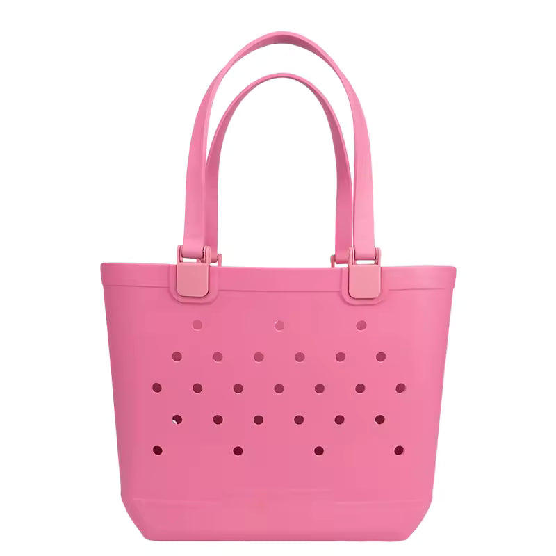Large Capacity Waterproof EVA Beach Tote Bag – Removable Straps, Durable & Customizable (10PCS))
