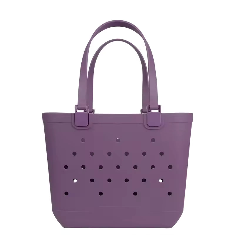 Large Capacity Waterproof EVA Beach Tote Bag – Removable Straps, Durable & Customizable (10PCS))