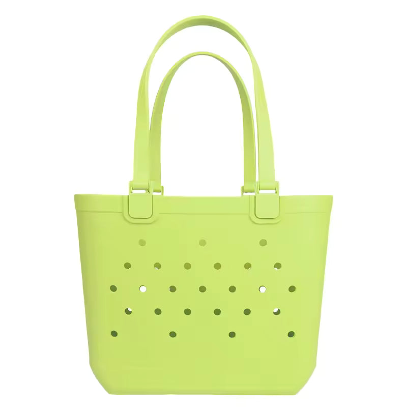 Large Capacity Waterproof EVA Beach Tote Bag – Removable Straps, Durable & Customizable (10PCS))