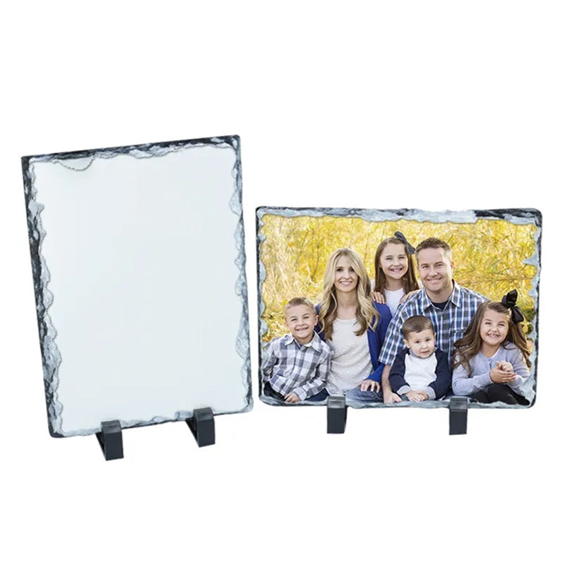 Rock Slate Photo Frame Blanks for Sublimation (15PCS Bulk)