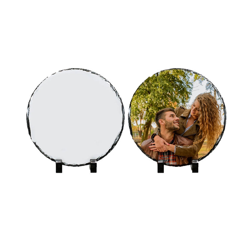 Rock Slate Photo Frame Blanks for Sublimation (15PCS Bulk)