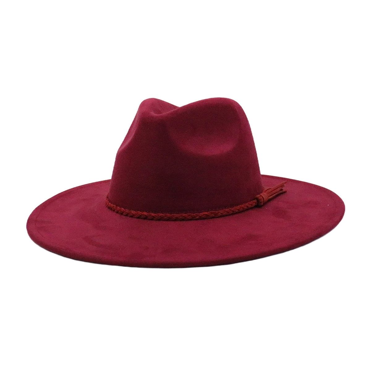 Wide Brim Vegan Suede Blank Cowboy Hat MOQ 30pcs