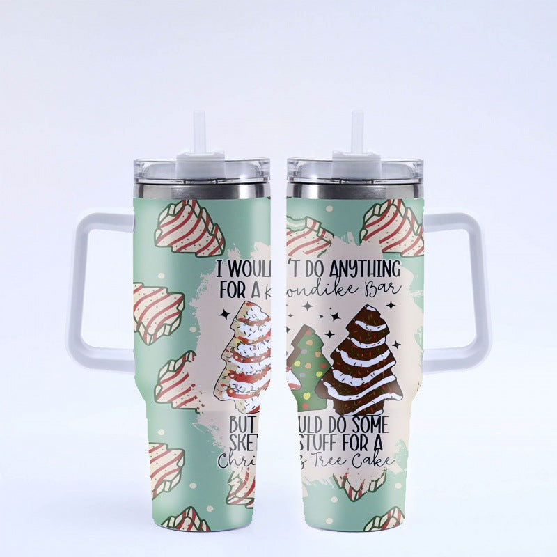 Christmas Gifts 40 oz Tumbler with Handle and Straw Lid 20pcs