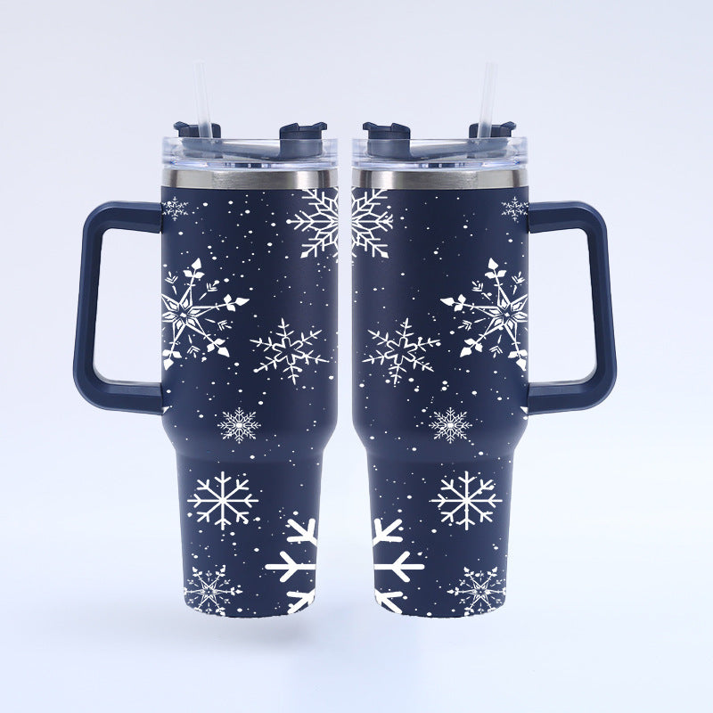 Christmas Gifts 40 oz Tumbler with Handle and Straw Lid 20pcs
