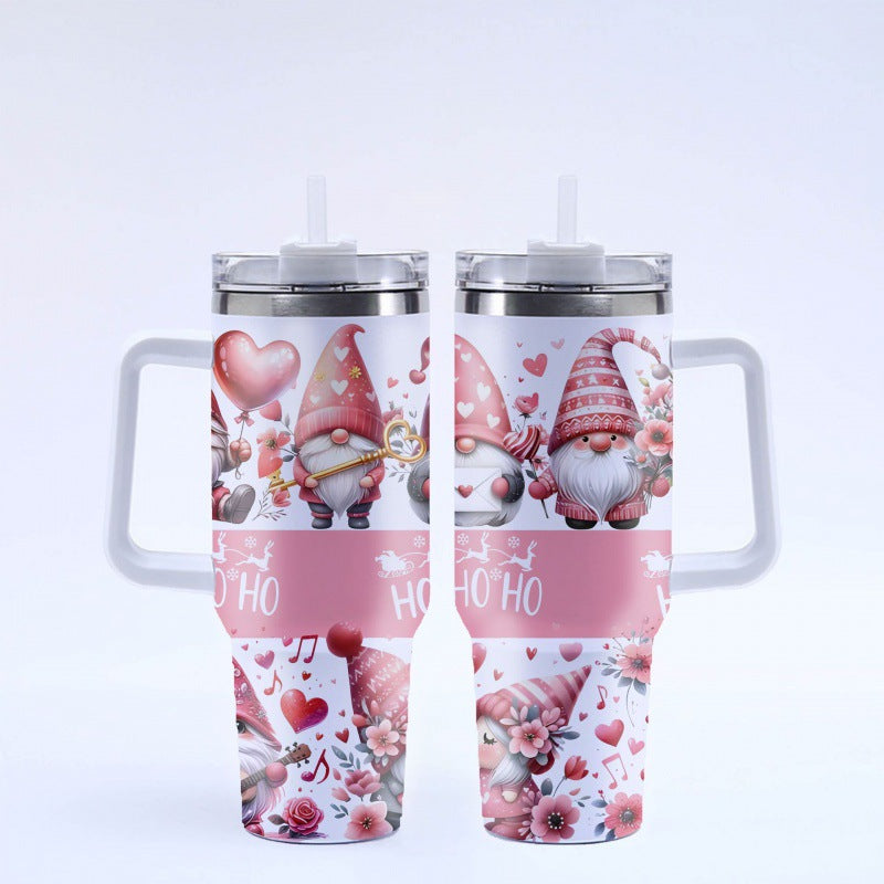 Christmas Gifts 40 oz Tumbler with Handle and Straw Lid 20pcs