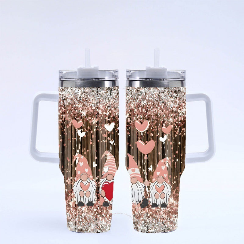 Christmas Gifts 40 oz Tumbler with Handle and Straw Lid 20pcs