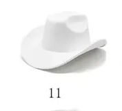 Solid Suede Panama Style Cowboy Hat - Blank & Customizable - Mixed Orders Support