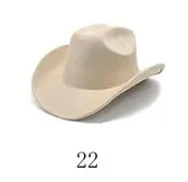 Solid Suede Panama Style Cowboy Hat - Blank & Customizable - Mixed Orders Support
