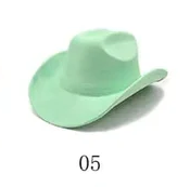 Solid Suede Panama Style Cowboy Hat - Blank & Customizable - Mixed Orders Support