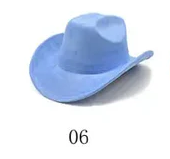 Solid Suede Panama Style Cowboy Hat - Blank & Customizable - Mixed Orders Support