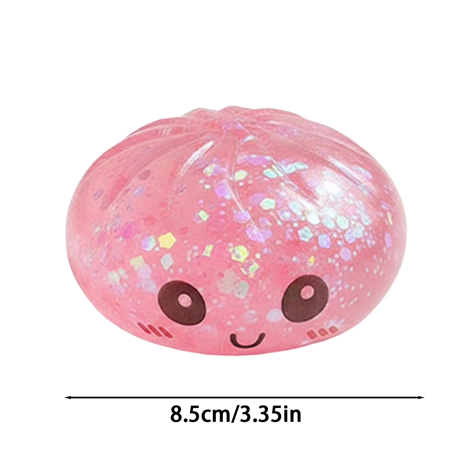 Squishy Glitter Dumpling Sensory Stress Relief Toys 60pcs