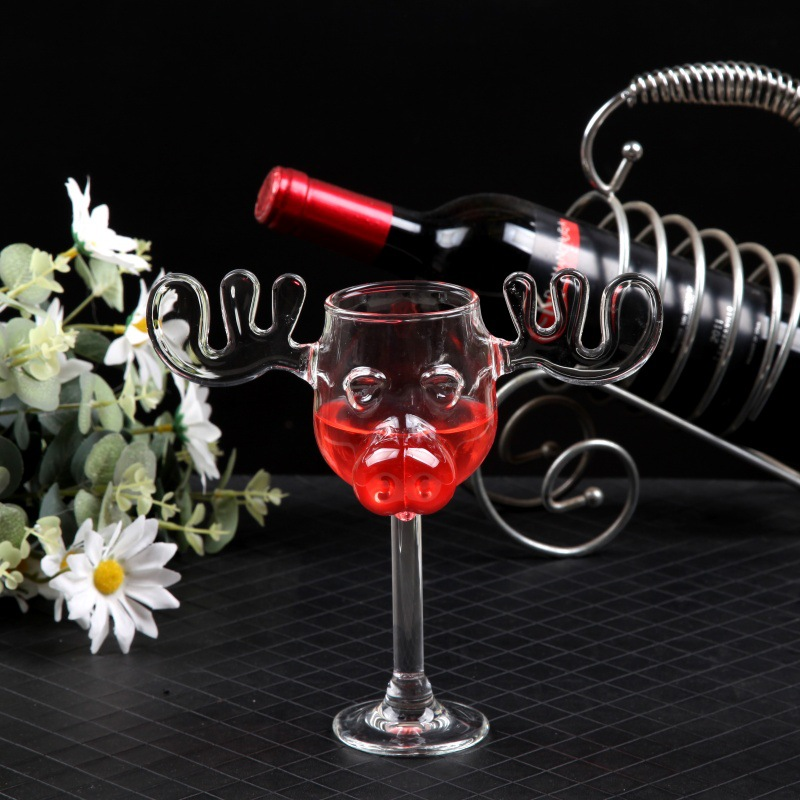 24pcs Christmas Vacation Moose Mug 8oz Glass Cup Wholesale | Subler