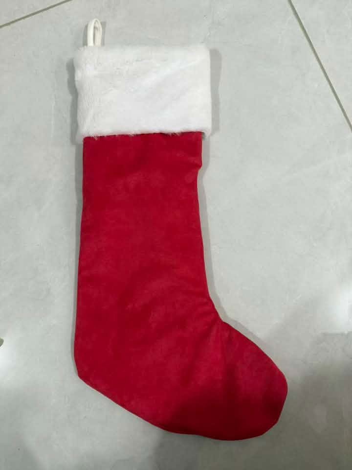 Vegan Suede Christmas Stockings | Customized Holiday Decor (3 Colors Available)